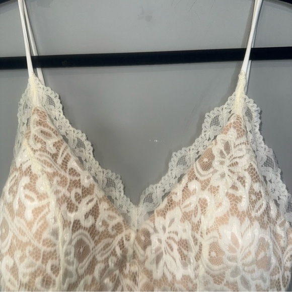 A'gaci White Lace Overlay Slip Dress - Picture 3 of 5